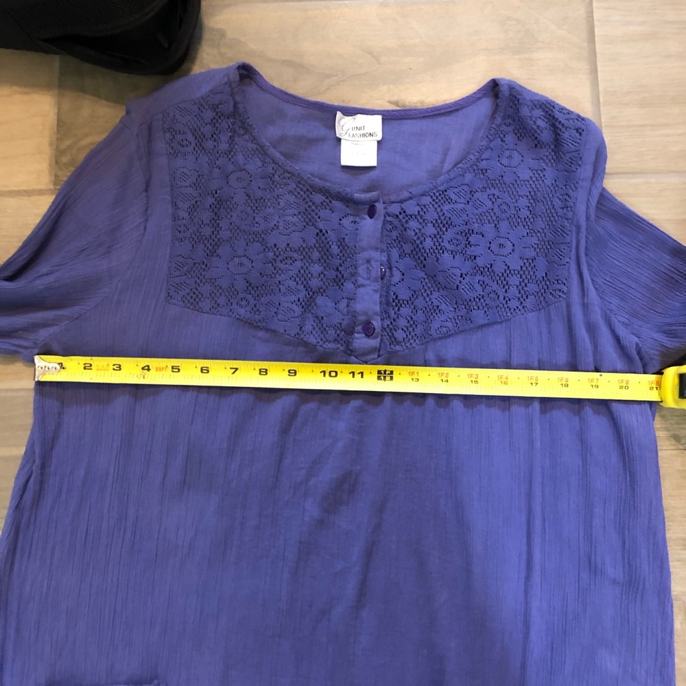 All the rage for the summer get you hands on this  Vintage Purple gauze … - Picture 11 of 12